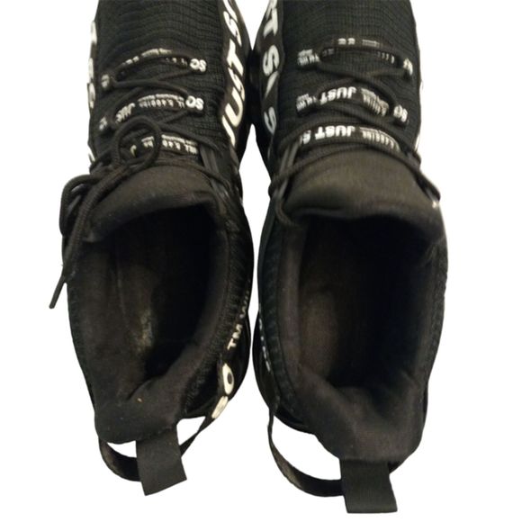 Men's Boys Blade Shoes Black Cushioned Soft Sole Non-Slip Sports Sneakers Size 8 - Picture 8 of 9